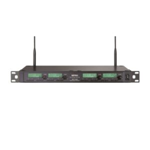 מקלט 4 ערוצים (ללא משדרים) דיוורסיטי עם תצוגת LCD תדר 498-510MHz Mipro