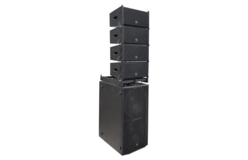 רמקולי 2X1"+ 1X10" LINE ARRAY, בצבע שחור, דגם 21X מבית TLA