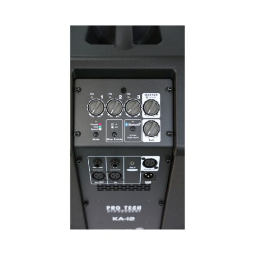 סט קולונה מוגבר 2Way סאב "12 בהספק 1550W Peak עם PRO TECH Bluetooth