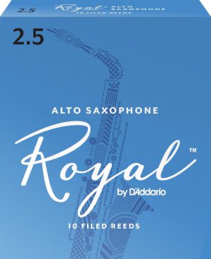 עלים לסקסופון אלט  מס 2.5 – 10 בקופסא Rico Royal