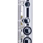 חליל צד  יד שניה  ציפוי כסף חורים סגורים Armstrong 104