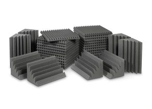 חבילת ספוגים לאקוסטיקה לחדר צבע אפור EZ Foam Acoustic Pack Medium