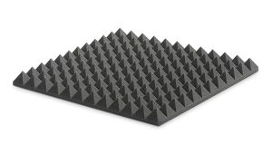 ספוג אקוסטי אפור פירמידות Ez acoustics PYRAMIDAL 5 60 x 60 x 5 cm