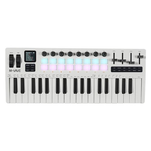 מקלדת שליטה עם בלוטות' Cason SMK-37 PRO לבן