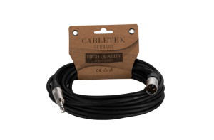 כבל XLR זכר ל- PL 6.3 באורך 7 מטר תוצרת CABLETEK