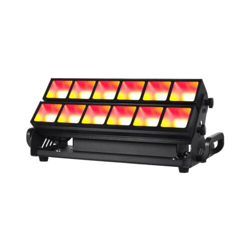 פנס לד 360W עם 36 לדים RGB + WW + CW, שליטה DMX, קירור פסיבי