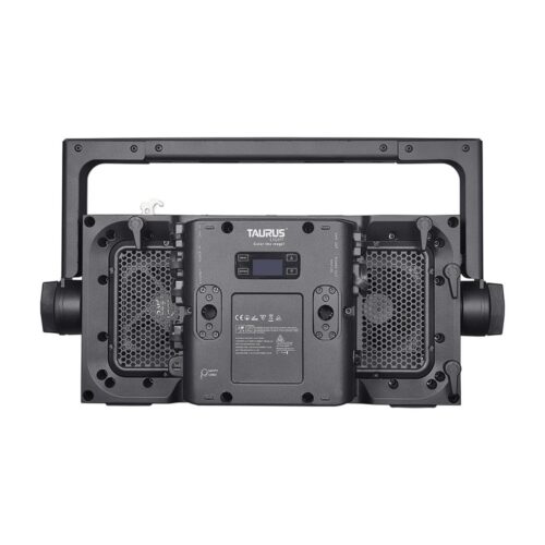 2 פנסי סטרוב היברידי עוצמתי 700W עם שליטה פיקסלית, דירוג IP65 צבע גוף שחור כולל מארז