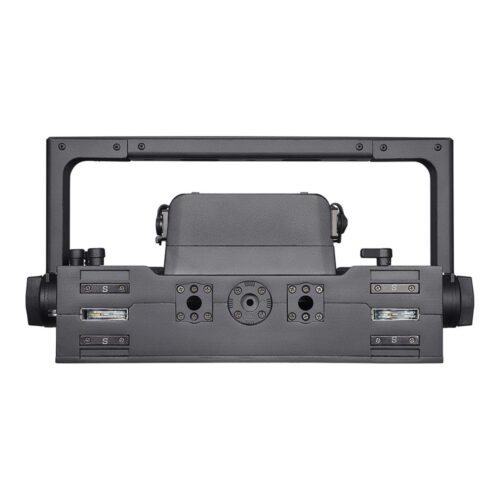 2 פנסי סטרוב היברידי עוצמתי 700W עם שליטה פיקסלית, דירוג IP65 צבע גוף שחור כולל מארז
