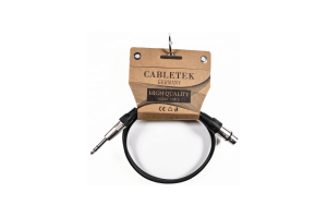 כבל XLR-TRS  נקבה באורך 1 מ` דגם XFPS1 מבית CABLETEK