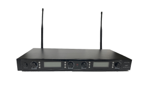 מקלט אלחוטי ל 4 מיקרופונים רב תדר עם אוזניים UMT UHF-5400-5M