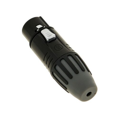 מחבר XLR נקבה 3 פין צבע שחור SEETRONIC SCMF3-BG