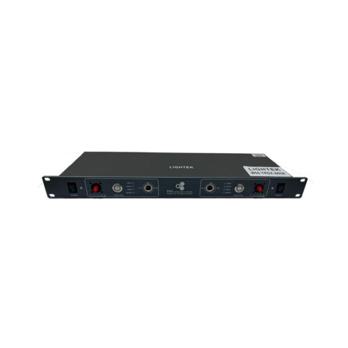 משדר/מקלט אלחוטי כפול לתאורה, תומך בW-DMX G5, כולל RDM, טווח קליטה עד 500 מ' גודל 1U וזוג יוניברסים.