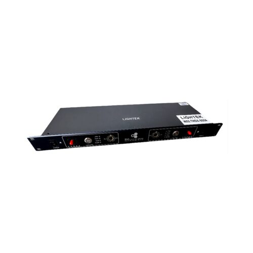 משדר/מקלט אלחוטי כפול לתאורה, תומך בW-DMX G5, כולל RDM, טווח קליטה עד 500 מ' גודל 1U וזוג יוניברסים.