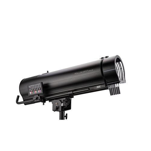 פנס עוקב (Follow Spot) לד בהספק 1000w כולל מארז וסטנד