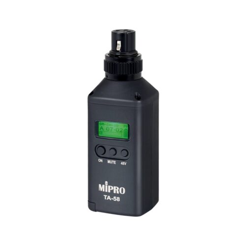 משדר XLR דיגיטלי 5.8GHz נטען להפוך מיקרופון קווי לאלחוטי Mipro מותאם לסידרה ACT-58