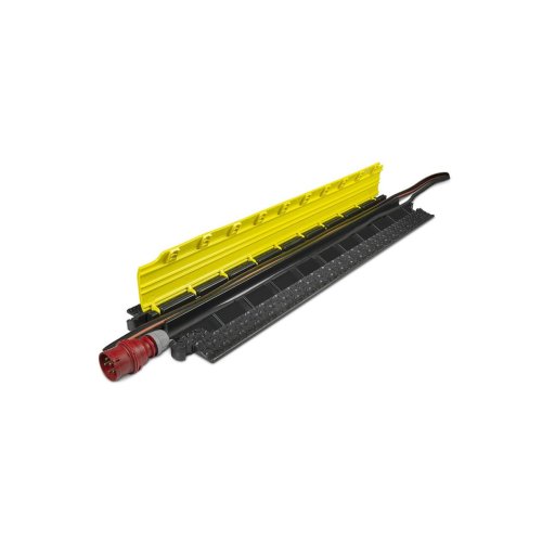 מגן כבלים 2 ערוצים, עומס עד 2 טון, גובה 4.5 ס"מ דגם MICRO 2