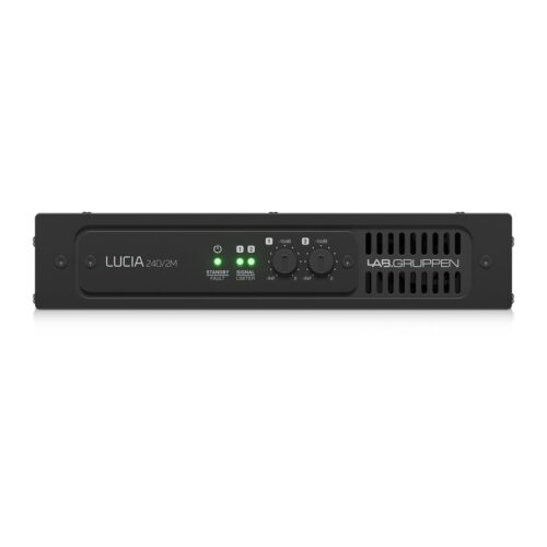 מגבר קומפקטי להתקנות 2x120W עם 4 כניסות ו-4 יציאות, DSP וניהול מטריצה LAB GRUPPEN LUCIA 240/2M