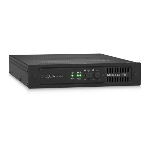 מגבר קומפקטי להתקנות 2x120W עם 4 כניסות ו-4 יציאות, DSP וניהול מטריצה LAB GRUPPEN LUCIA 240/2M