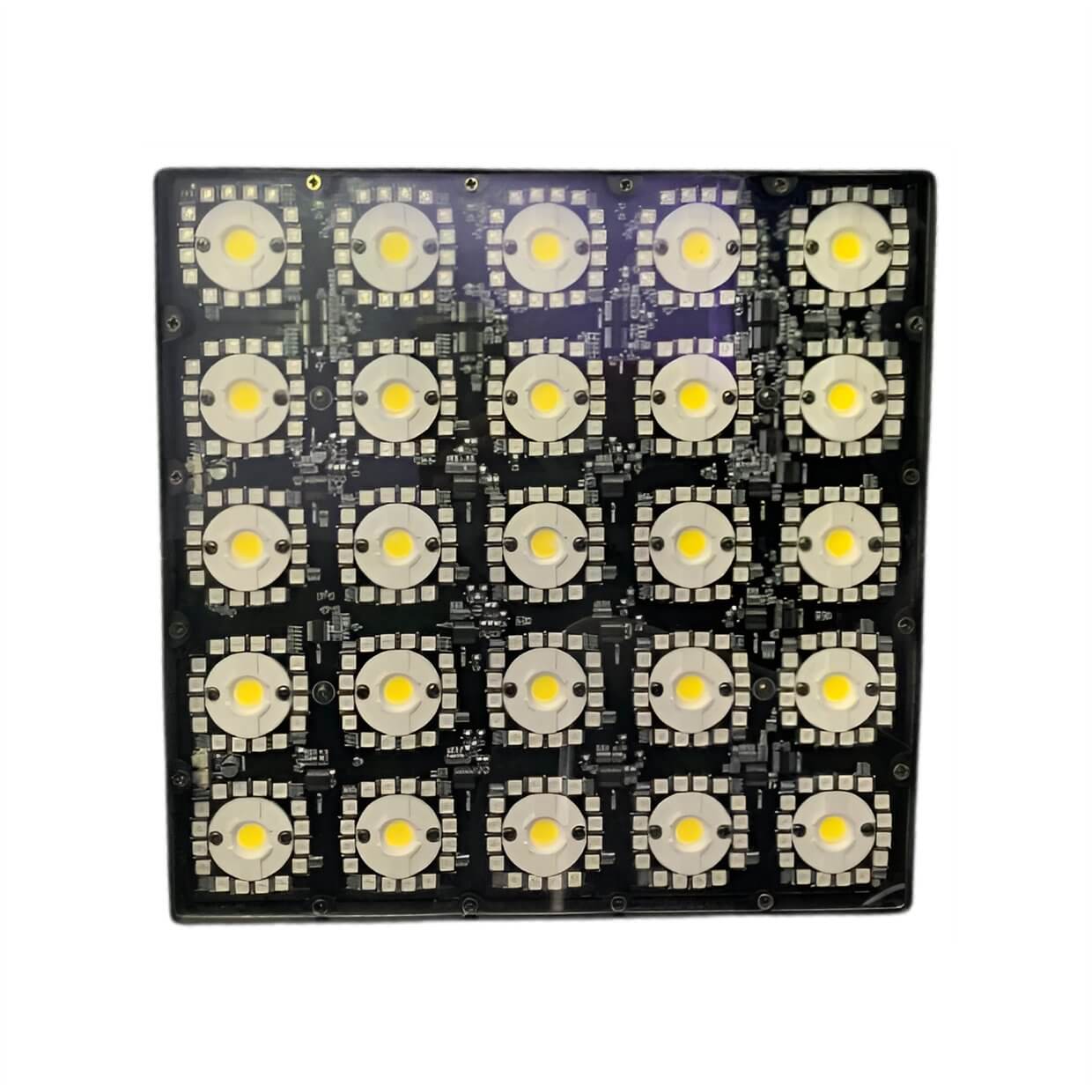 פנס מטריקס לד COB 5X5 RGB+CW כולל מארז