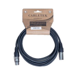 כבל XLR באורך 3 מטר Cabletek
