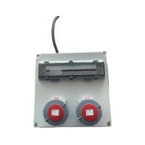 לוח חשמל כניסה 32A, פחת ראשי Schneider 40A ל 2 יציאות 32A עם מפסק אוט’
