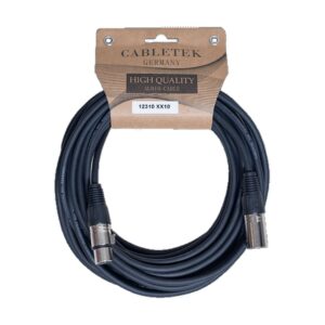 כבל XLR-XLR באורך 10 מטר Cabletek