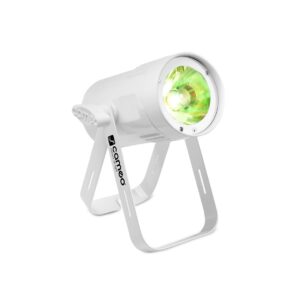 פנס פין ספוט לד RGBW בהספק 15 וואט בגוף לבן מבית CAMEO דגם Q-SPOT 15 RGBW WH