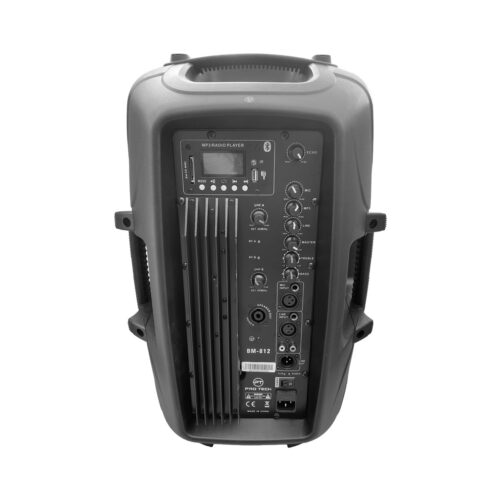 רמקול מוגבר "12 SD/USB/BT ללא מיקרופונים 501+507Mhz