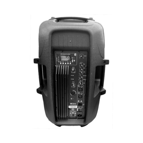 רמקול מוגבר "15 SD/USB/BT ללא מיקרופונים 501+507Mhz