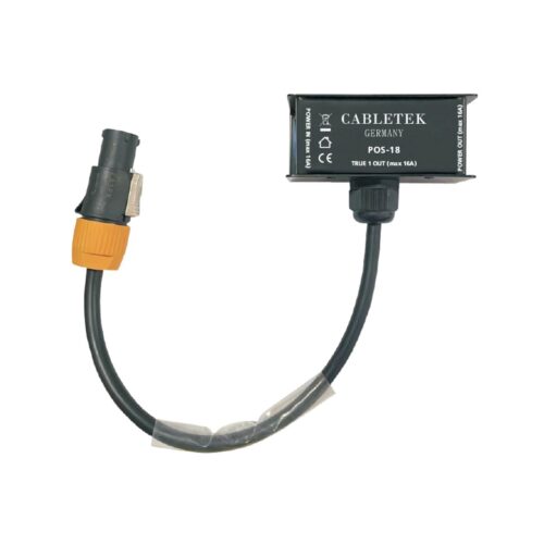 מתאם כניסה POWERCON ליציאות POWERCON ו- TRUE 1 (מחברים REAN)