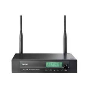 מקלט בודד אלחוטי מסדרת ACT-3, טווח תדרים 498-510MHz (לא כולל מיק’ אלחוטי ידני/מדונה)
