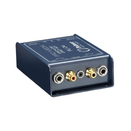 DI פסיבי RCA הכולל 2 כניסות 3.5 מ"מ ל-2 XLR מדגם PLI04 מבית PALMER