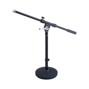 מעמד מיק. שולחני / רצפתי גדול בסיס עגול עם בום ATLASTAND MS023