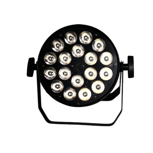 פנס פאר לד בגוף שטוחRGBACL 18x20W 6in1 מבית LIGHTEK