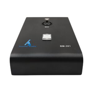 בסיס שולחני למיקרופון עם כפתור הפעלה וכיבוי מואר לאזור אחד בחיבור XLR