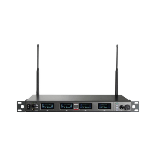 מקלט רביעייה אלחוטי מסדרת 700, טווח תדרים 498-510MHz (לא כולל מיק' אלחוטי ידני/מדונה)