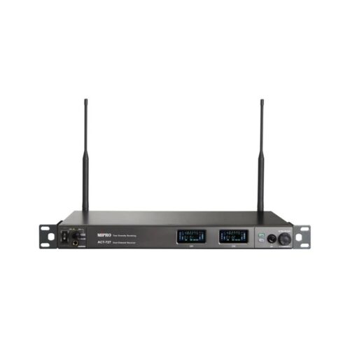 מקלט כפול אלחוטי מסדרת 700, טווח תדרים 498-510MHz (לא כולל מיק' אלחוטי ידני/מדונה)