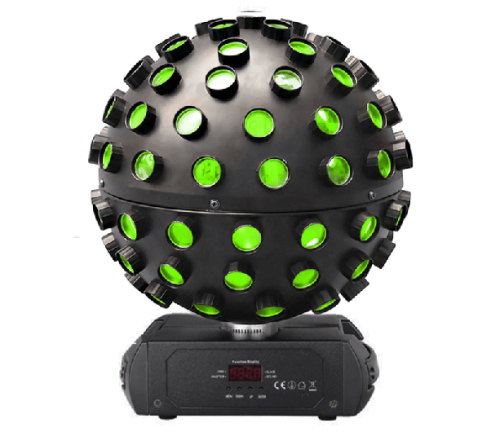 פנס אפקט MAGIC BALL מסתובב בעל 98 לדין (תחליף לכדור מראות) RGBWA+UV