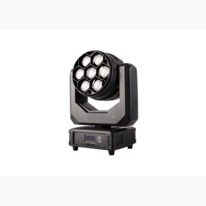 פנס מובינג 7x40W RGBW טווח זום 7-45 מעלות באריזת קרטון בודדת