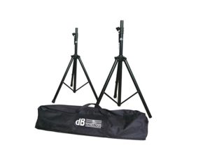 שני סטנדים לרמקול תיק ושני כבלים 7 מטר ספיקון dB Technologies Stereo Kit ES503