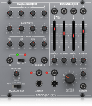 מודול Eurorack דגם Behringer 305 EQ/Mixer/Output