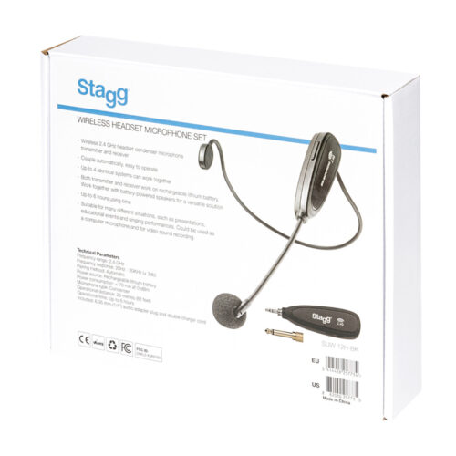 מיקרופון מדונה אלחוטי עם משדר חבוי מבית STAGG