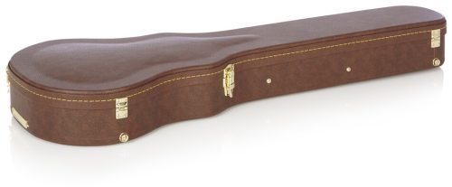 ארגז לגיטרה חשמלית LP חום Gator GW-LP-BROWN Deluxe Wood Case
