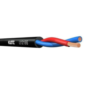 כבל רמקול 2×1.5 גמיש, 200 מ’, דגם LY215S.B מבית KLOTZ