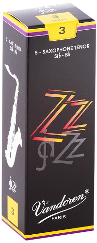 עלים לסקסופון טנור ZZ Jazz מספר 3 – 5 בקופסא Vandoren SR423