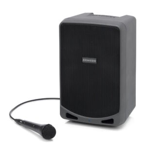 רמקול “6 מוגבר נטען + מיקרופון עם כבל SAMSON ESAXP106 100W Bluetooth