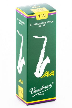 עלים לסקסופון טנור ירוק Java מספר 1.5 – 5 בקופסא Vandoren SR2715
