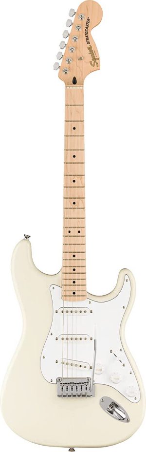 גיטרה חשמלית פנדר סקוויר סטראטוקסטר Squier Affinity Stratocaster Olympic White