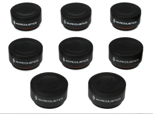 IsoAcoustics – ISO PUCK MINI מבודד רעידות עבור מוניטורים ורמקולים קטנים (חבילה של 8)