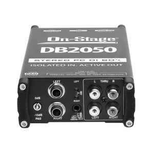 DI אקטיבי On Stage DB2050 Multi-Media XLR/PL/RCA